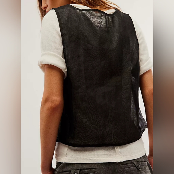 FREE PEOPLE Nigel Preston Mia Slouchy Vest NWT - SMALL - Picture 3 of 12